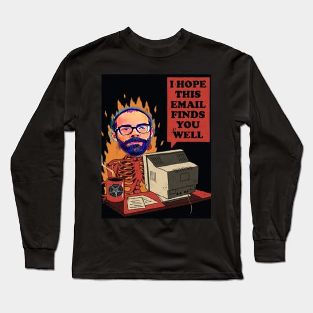 Office Drone Long Sleeve T-Shirt by Welcome to the Nicholas Gnames Show